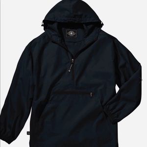 Charles River Men's Black Pack-N-Go Pullover